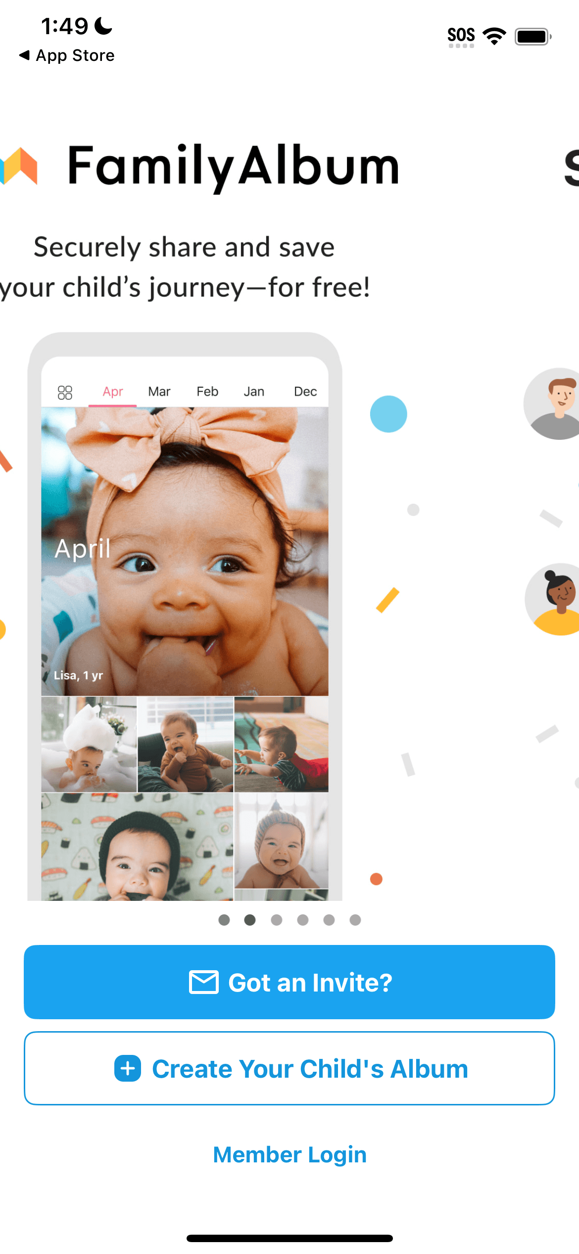 FamilyAlbum login